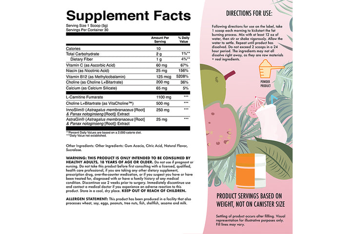 Non-stim Fat Burner