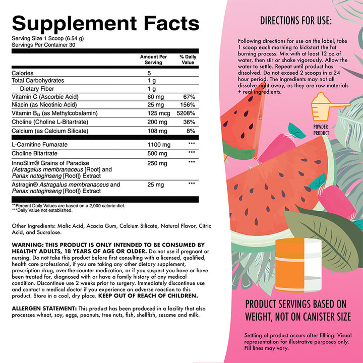 Non-stim Fat Burner