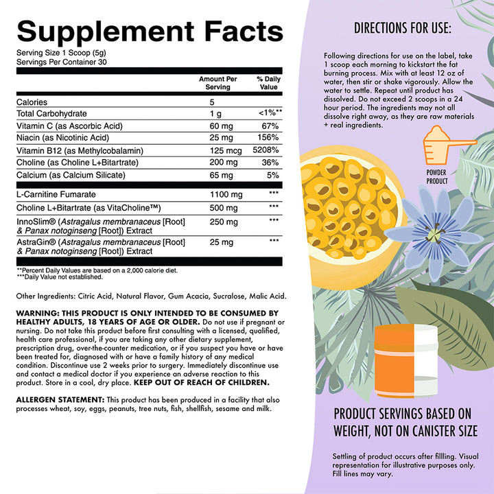 Non-stim Fat Burner
