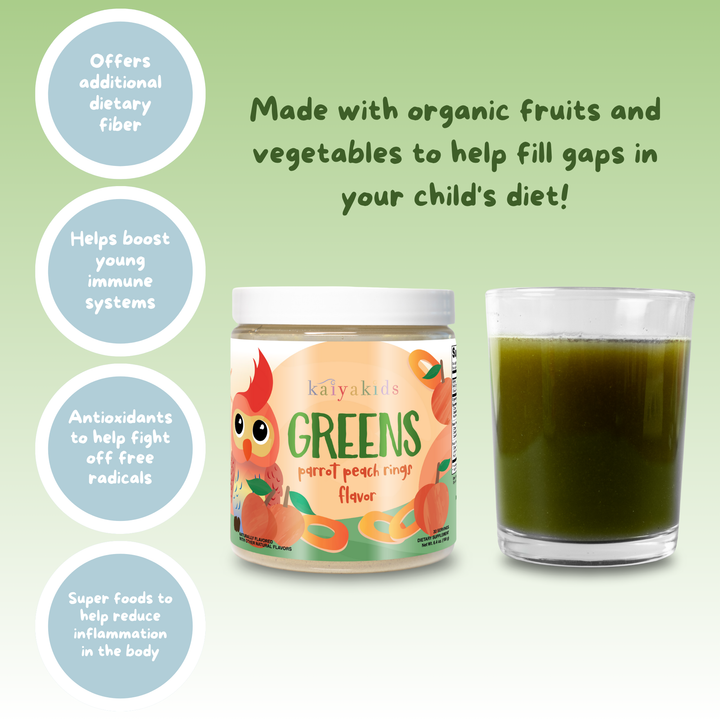 parrot peach ring greens