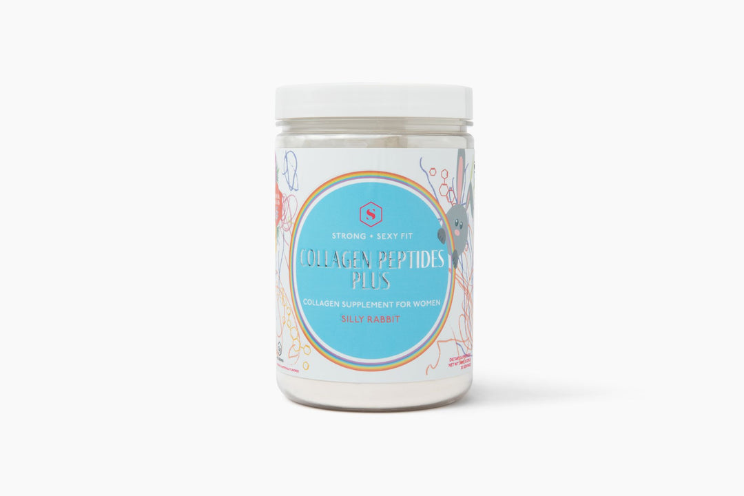 Collagen Peptides Plus Silly Rabbit. Strong + Sexy Fit Product