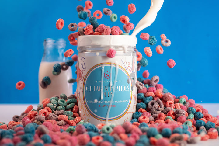 Collagen Peptides Plus Silly Rabbit. Strong + Sexy Fit Product